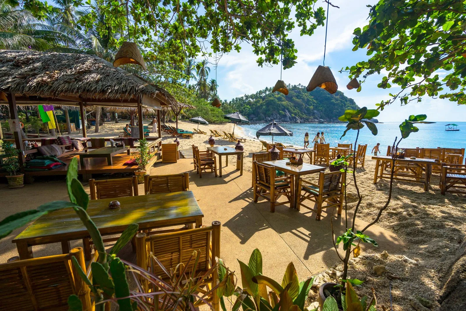 The Sanctuary's beachfront restaurant